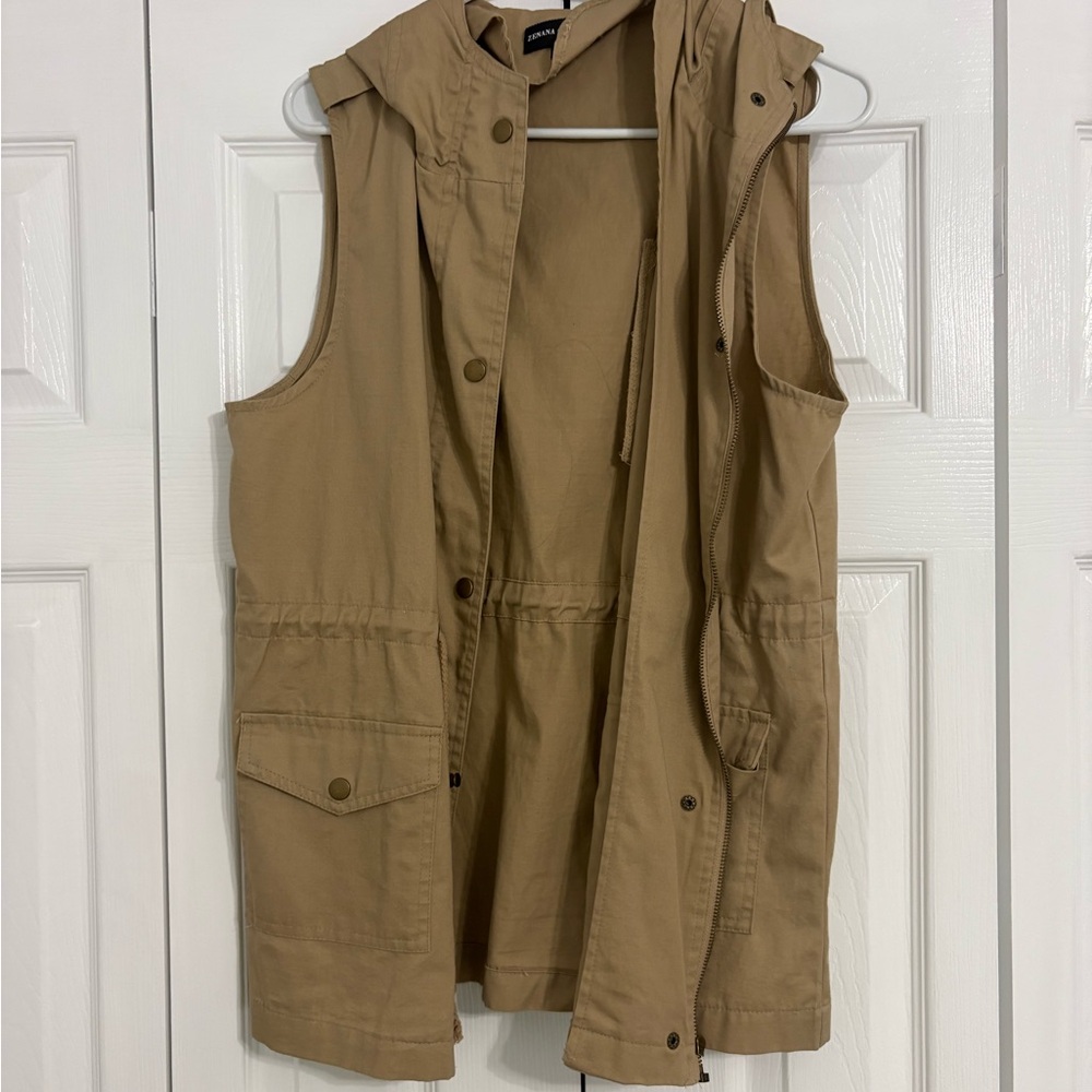 Zenana Outfitters Tan Vest